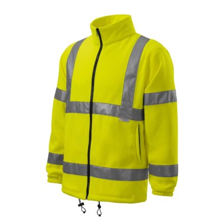 HV Fleece Jacket polár unisex fluoreszkáló sárga 3XL