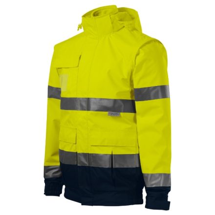 HV Guard 4 in 1 jacket unisex fluoreszkáló sárga L