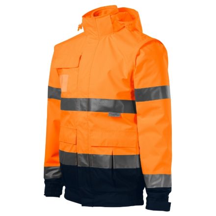 HV Guard 4 in 1 jacket unisex fluoreszkáló narancssárga L