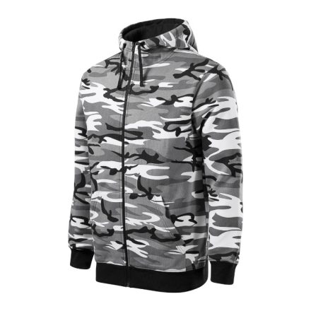 Camo Zipper felső férfi szürke terepszín 3XL