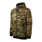 Logózott férfi felső Camo Zipper