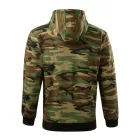 Logózott férfi felső Camo Zipper