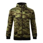 Logózott férfi felső Camo Zipper