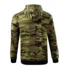 Logózott férfi felső Camo Zipper