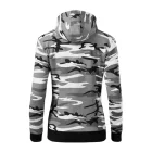 Logózott női felső Camo Zipper
