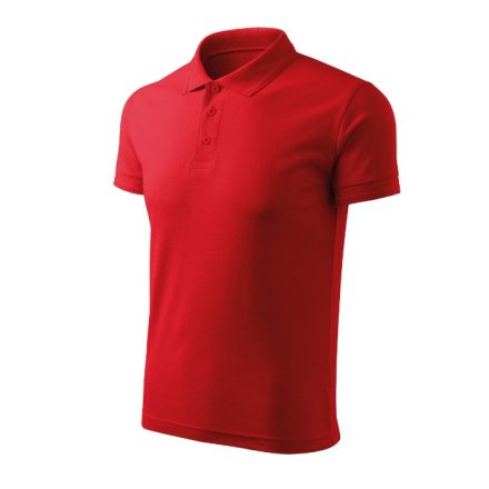 Pique Polo Free galléros póló férfi piros 2XL