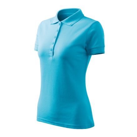 Pique Polo Free galléros póló női türkiz 2XL