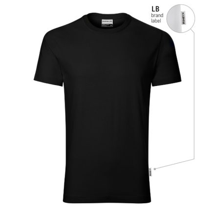 Resist póló férfi fekete 01 (brand label) L