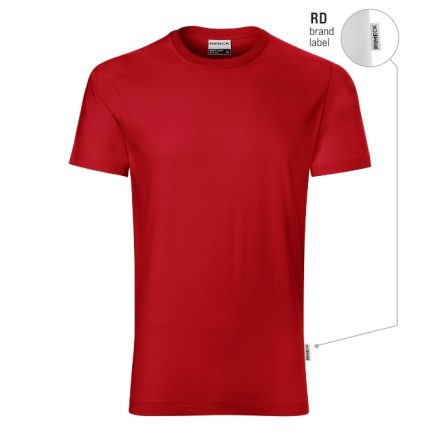Resist póló férfi piros 07 (brand label) M