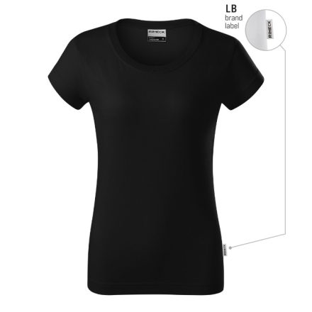 Resist póló női fekete 01 (brand label) 3XL