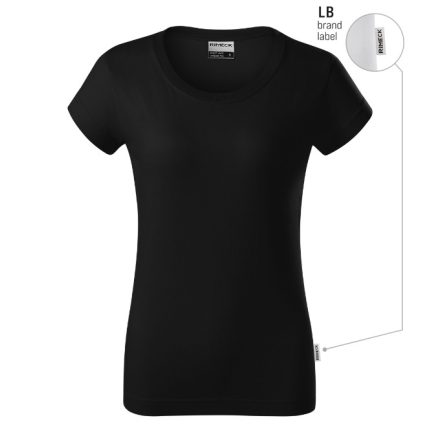 Resist heavy póló női fekete 01 (brand label) S