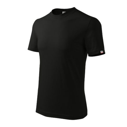 Base póló unisex fekete 01 (brand label) L