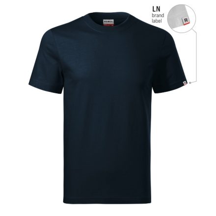 Base póló unisex tengerészkék 02 (brand label) L