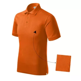 Logózott galléros férfi póló Resist Heavy Polo
