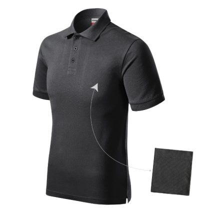 Resist Heavy Polo galléros póló férfi ébenszürke 2XL