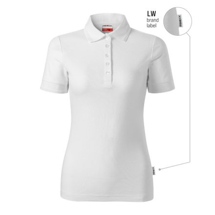 Reserve galléros póló női fehér 00 (brand label) M
