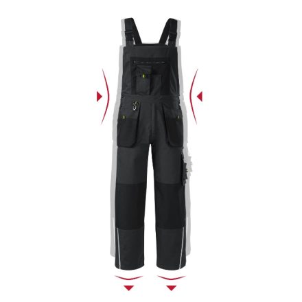 Logózott férfi kantáros munkanadrág Ranger