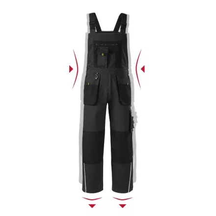 Logózott férfi kantáros munkanadrág Ranger