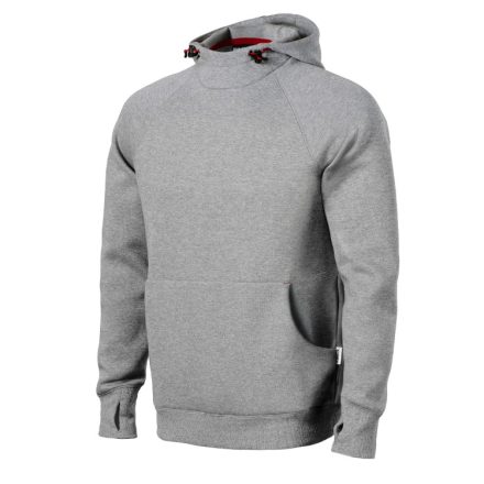 Vertex Hoodie felső férfi sötétszürke melírozott L