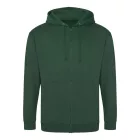 Logózott cipzáros, kapucnis pulóver Just Hoods