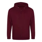 Logózott cipzáros, kapucnis pulóver Just Hoods