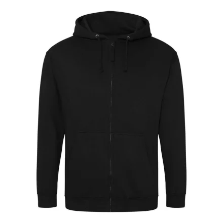 Logózott cipzáros, kapucnis pulóver Just Hoods