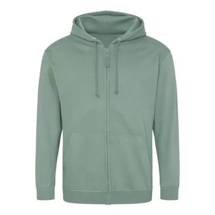 Logózott cipzáros, kapucnis pulóver Just Hoods