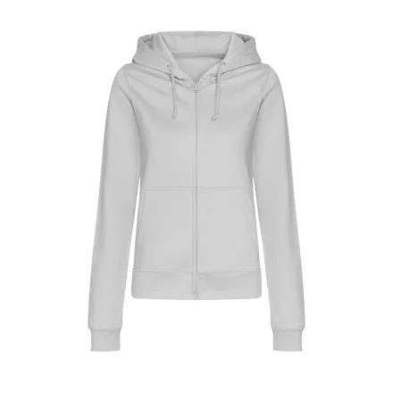 Logózott cipzáros, kapucnis női pulóver Just Hoods
