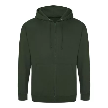 Logózott cipzáros, kapucnis pulóver Just Hoods