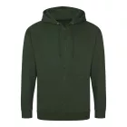 Logózott cipzáros, kapucnis pulóver Just Hoods