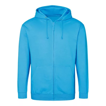 Logózott cipzáros, kapucnis pulóver Just Hoods