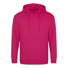 Logózott cipzáros, kapucnis pulóver Just Hoods