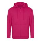 Logózott cipzáros, kapucnis pulóver Just Hoods