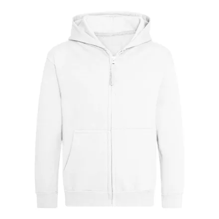 Logózott cipzáros, kapucnis gyerek pulóver Just Hoods