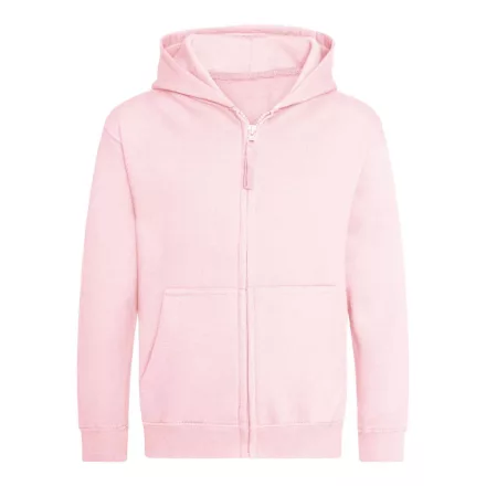 Logózott cipzáros, kapucnis gyerek pulóver Just Hoods