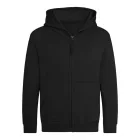 Logózott cipzáros, kapucnis gyerek pulóver Just Hoods