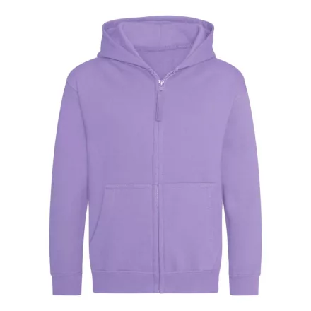 Logózott cipzáros, kapucnis gyerek pulóver Just Hoods