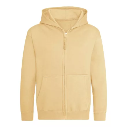 Logózott cipzáros, kapucnis gyerek pulóver Just Hoods