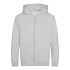 Logózott cipzáros, kapucnis gyerek pulóver Just Hoods