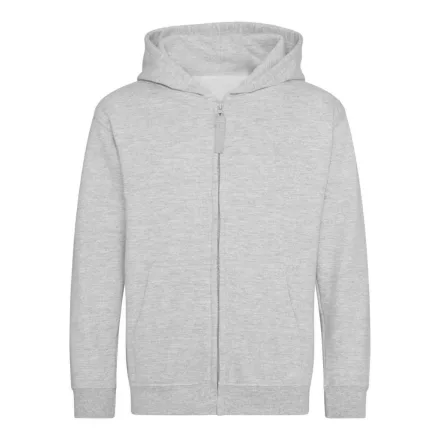 Logózott cipzáros, kapucnis gyerek pulóver Just Hoods