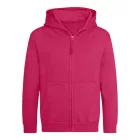 Logózott cipzáros, kapucnis gyerek pulóver Just Hoods