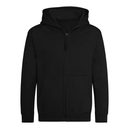 Logózott cipzáros, kapucnis gyerek pulóver Just Hoods
