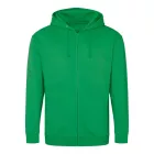 Logózott cipzáros, kapucnis pulóver Just Hoods