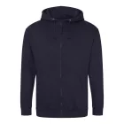 Logózott cipzáros, kapucnis pulóver Just Hoods