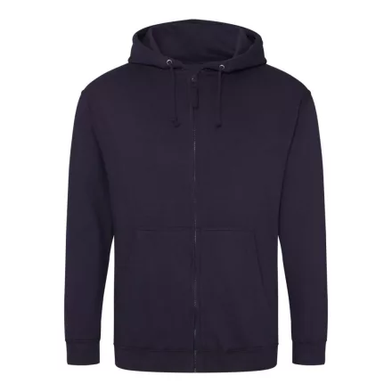 Logózott cipzáros, kapucnis pulóver Just Hoods