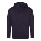 Logózott cipzáros, kapucnis pulóver Just Hoods