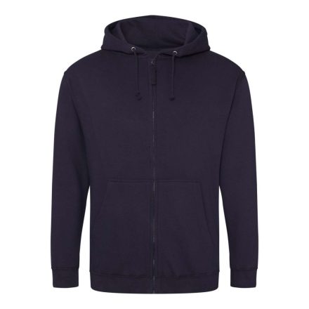 Logózott cipzáros, kapucnis pulóver Just Hoods