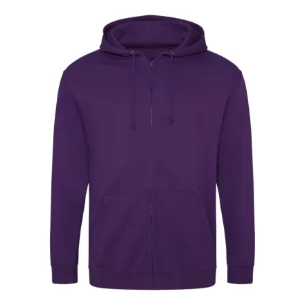 Logózott cipzáros, kapucnis pulóver Just Hoods