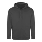 Logózott cipzáros, kapucnis pulóver Just Hoods