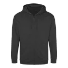 Logózott cipzáros, kapucnis pulóver Just Hoods